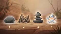 Synprov: Välj en av de fyra stenarna och ta reda på hur stark din själ egentligen är