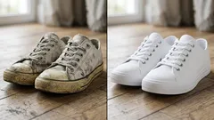 Precis som på kemtvätten: Så här får du dina skor skinande vita – 5 metoder för olika material