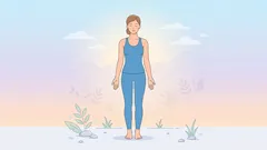 En pose – du står bara där, men får ett mer vältränat ansikte och en mer vältränad kropp